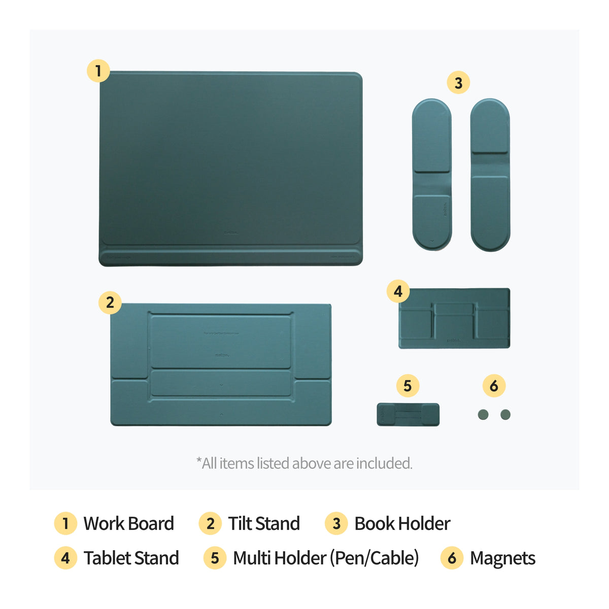 Nelna Anywhere Stand | Magnetic Modular Stand Board (6-in-1)