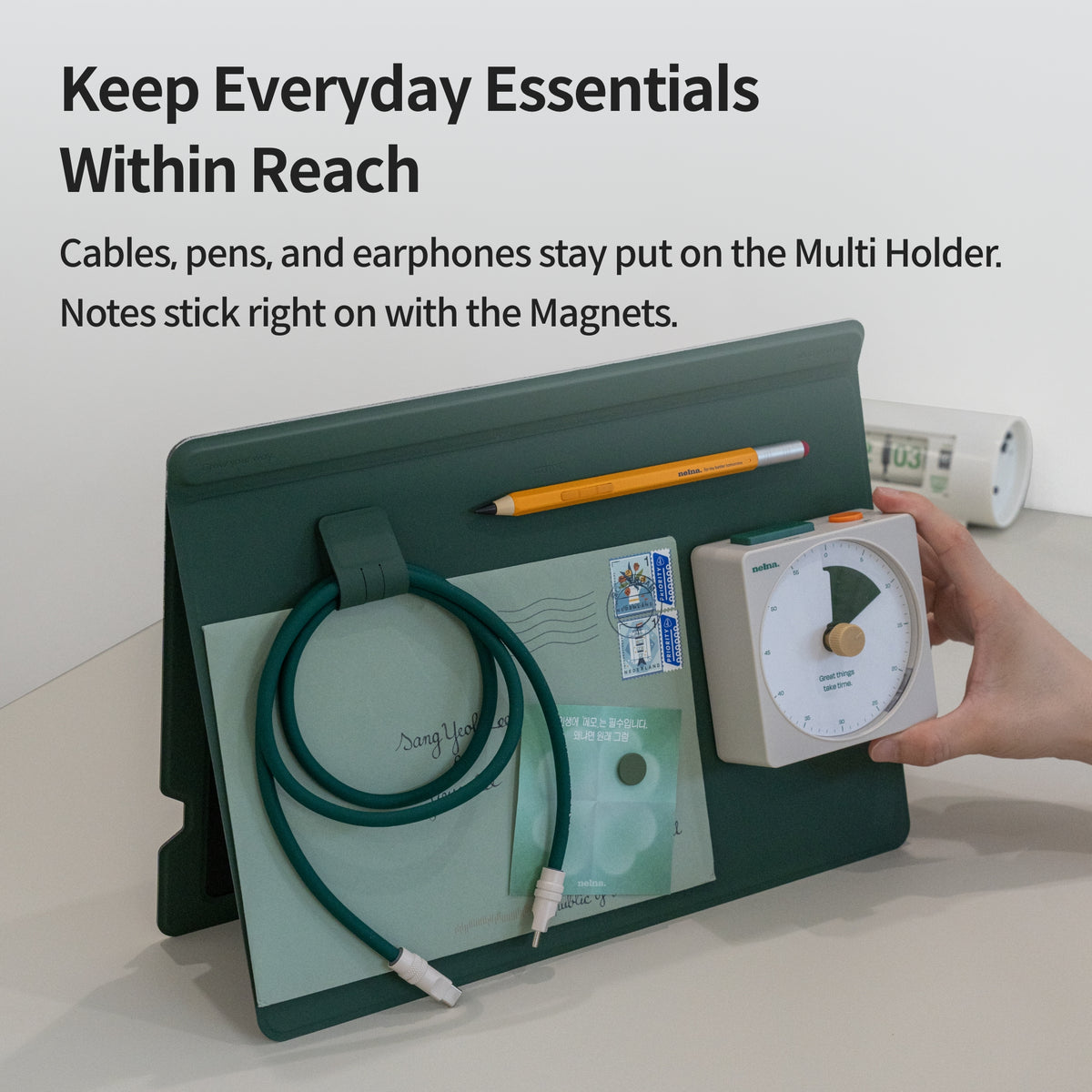Nelna Anywhere Stand | Magnetic Modular Stand Board (6-in-1)