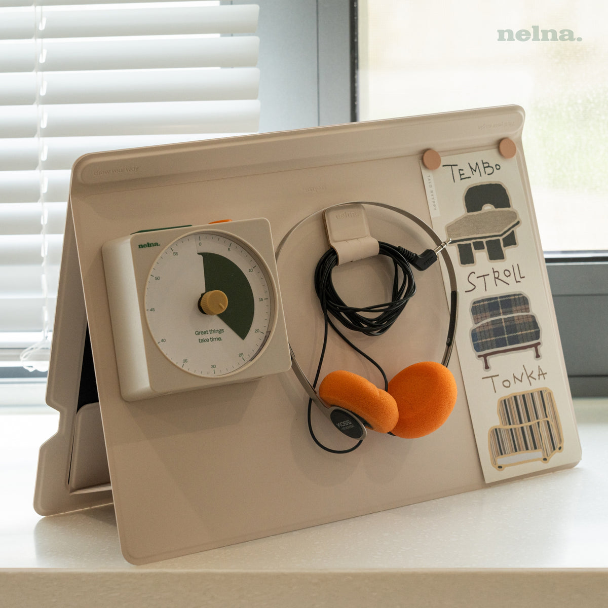 Nelna Anywhere Stand | Magnetic Modular Stand Board (6-in-1)