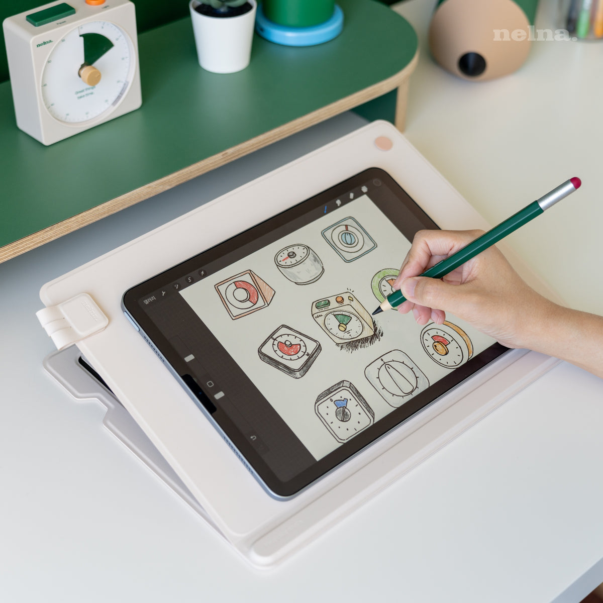 Nelna Anywhere Stand | Magnetic Modular Stand Board (6-in-1)