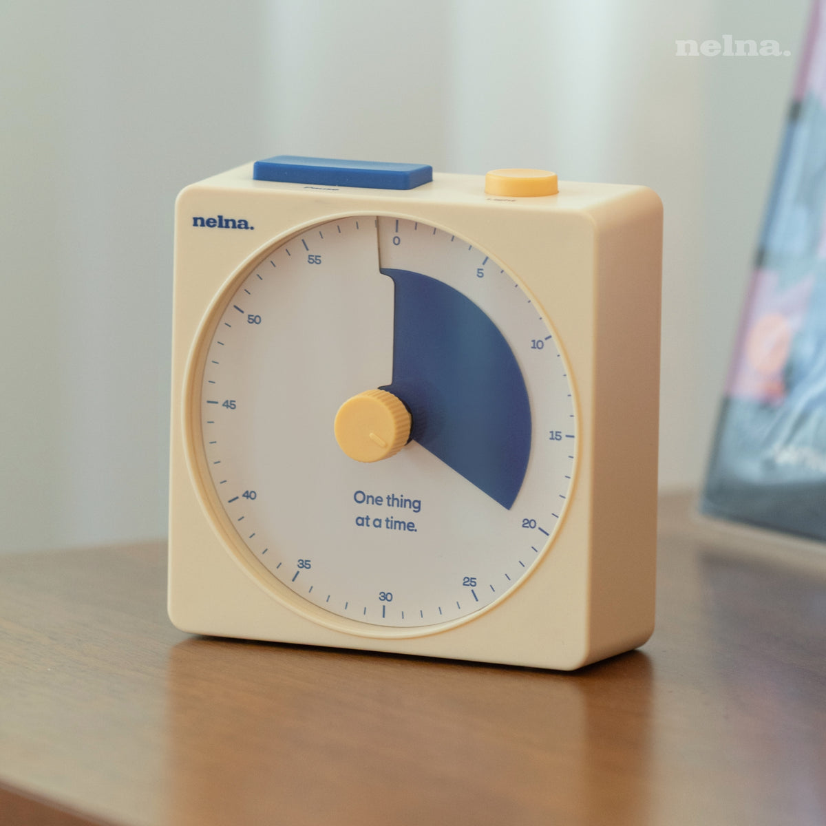 Nelna Focus-On Timer | Visual Pomodoro Timer for Productivity & Study